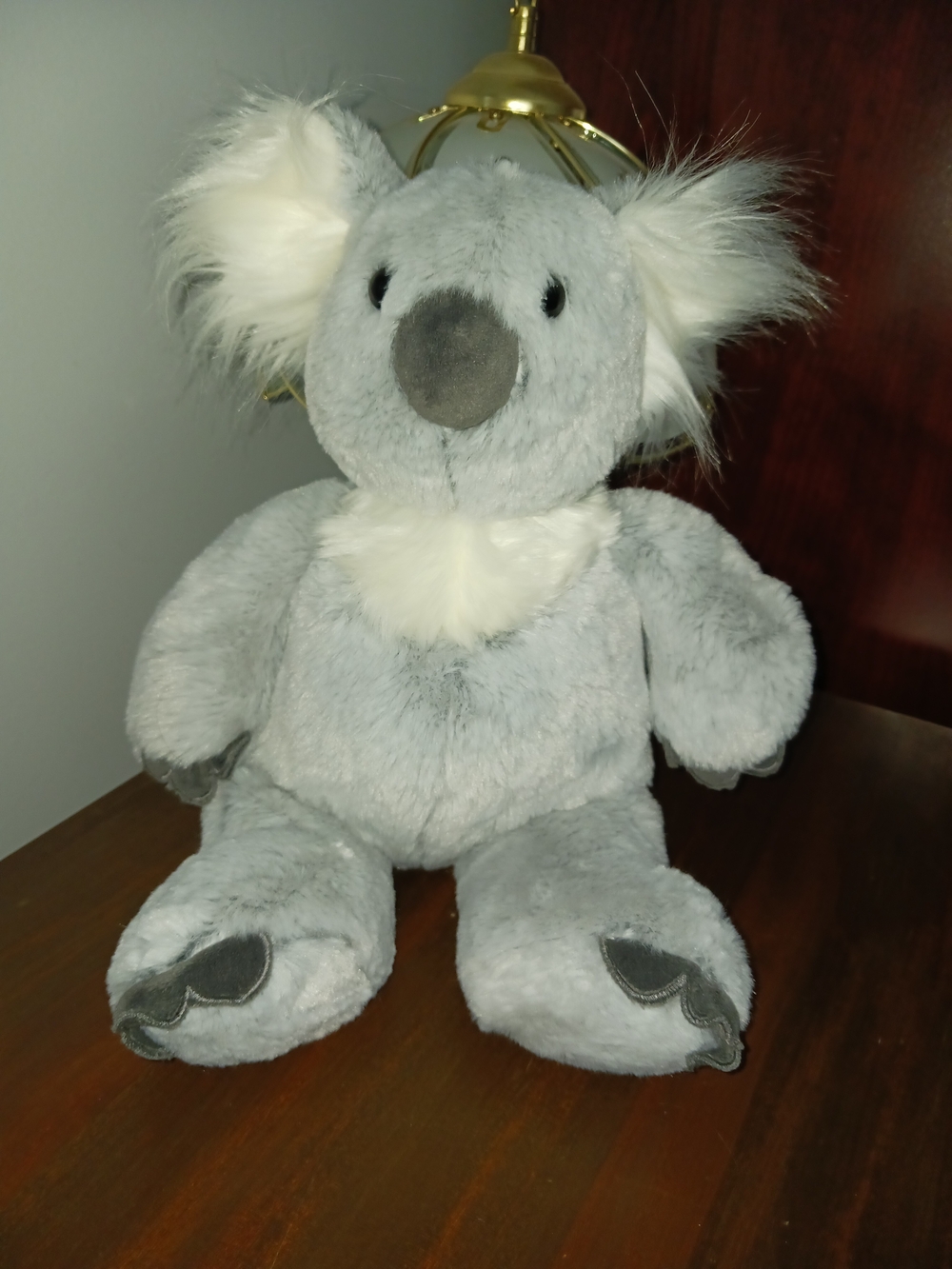 Mon Ami Plush Grey Koala Stuffed Animal with White Fur Accent 14 inch Sydney